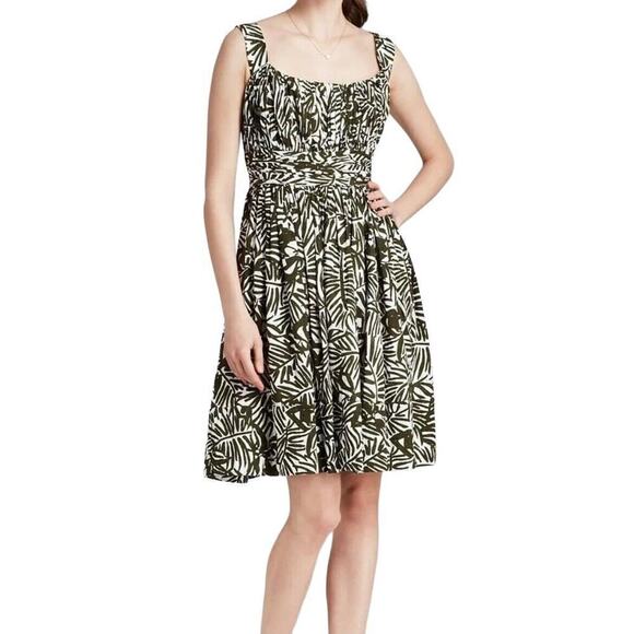 Kate Spade NWT Womens Sundress Floral Orchid Ruched sz 10 Havana Almaplmorc NEW - Picture 2 of 13
